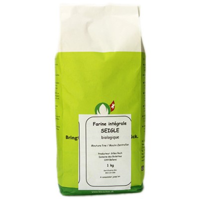 Farine intégrale de seigle, Gilles Roch, 1kg Farine intégrale de seigle, Gilles Roch, 1kg